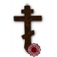 Ruský kříž na žehnání - hnědý