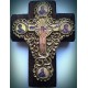 Byzantský kříž s Kristem a sv. apoštoly