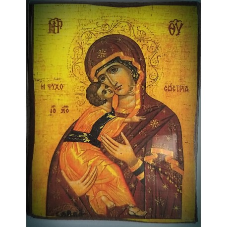 Magnetek s ikonou žehnajícího Krista