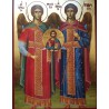 Vyrobeno v Řecku
Rozměr: 19x25 cm
Na dřevěném podkladě
S ouškem na pověšení
Pozlacený podklad
Na ikoně jsou dva archandělé, Michael a Gabriel, ochránci věřících. 