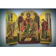 Triptych - ikona přesvaté Bohorodice s archandělem Gabrielem