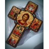 Byzantský kříž se životem Krista