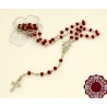 Vyrobeno v Řecku 
50 korálků
Délka růžence i s křížkem 40 cm
Umělohmotná krabička ve tvaru kříže
Možnost zapnutí na krk
