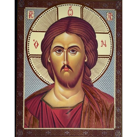 Žehnající Kristus Pantokrator (ruský styl) 1856-Christos