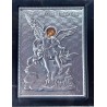 Vyrobeno v Řecku 
Rozměr: 24x19 cm
Kovová ikona je zasazena na dřevěný podklad (MDF)
Dírka na pověšení
Svatá ikona je vyrobena ze speciálního kovu podle starodávného byzantského postupu. 
