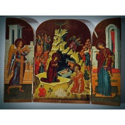 Triptych - ikona Narození Páně II.