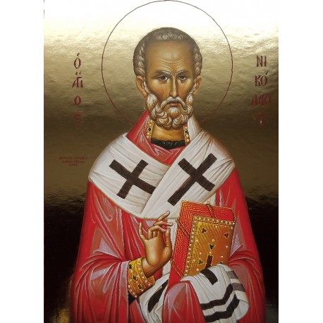 Ikona sv. Mikuláše Divotvůrce (Nikolaos)