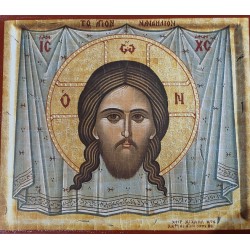 Ikona Ježíše Krista na plátně