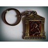 Vyrobeno v Řecku
rozměr: 10 x 3,5 cm 
Barva: bronzová
Klíčenka na klíče s Pannu Marií a Kristem. Detailní vyobrazení reliéfu. 