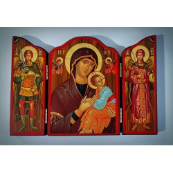 Triptych - ikona Panny Marie
