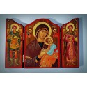 Triptych - ikona přesvaté Bohorodice