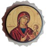 Kulatá ikona s Pannou Marií - Odigitria