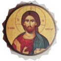 Kulatá ikona s Kristem Vševládcem II.