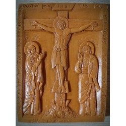Vosková ikona Ukřižování Ježíše Krista