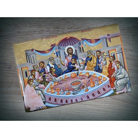 Dřevěná krabička s ikonou Panny Marie