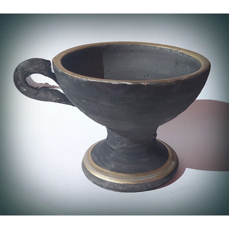 Kadidelnice keramická černá