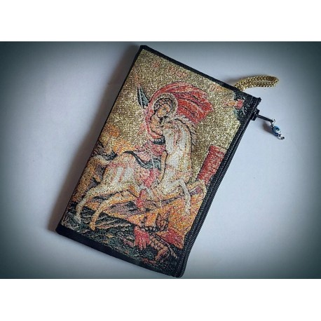 Peněženka s byzantskou ikonou sv. Jiří