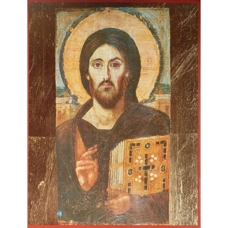 Kristus Vševládce - Enkaustika ch-MTE14045