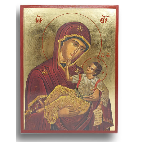 Ikona Panny Marie Zlaté (Chryse) th54-2281