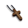 
Vyrobeno ze dřeva
rozměr: 3x4cm
Vyrobeno v Řecku
Ručně vyrobený dřevěný kříž 
uvnitř kříže vyřezaný východní kříž s řeckým nápisem ICXC (Ježíš Kristus)
