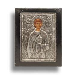 Kovová Ikona Svatého Štěpána