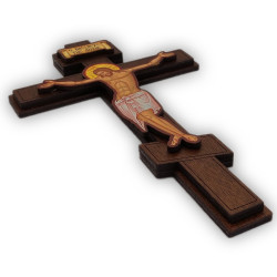 Dřevěný kříž s Kristem z Řecka