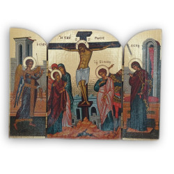 Triptych - ikona Ukřižování Krista