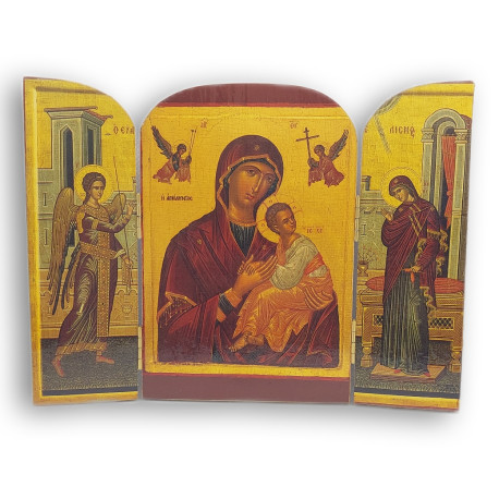 Triptych - Panna Maria s Kristem Přečistá