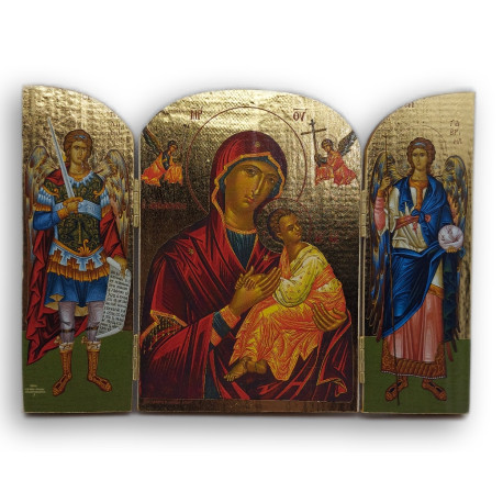 Triptych - Panna Maria s Kristem  (Utěšitelka)