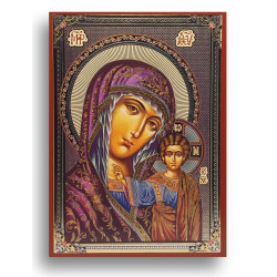 Ikona Panny Marie Kazaňské (ruský styl)