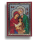 Ruská pravoslavná ikona Panny Marie Monastýru Kikkos, stříbrný tisk na dřevě