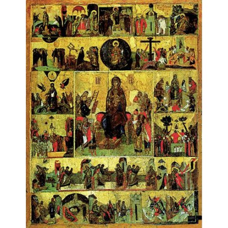 Akathistos Bohorodičky (byzantská ikona)
