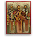 Ikona Svatých Otců - Řehoře, Jana Zlatoústého a Basila Velikého