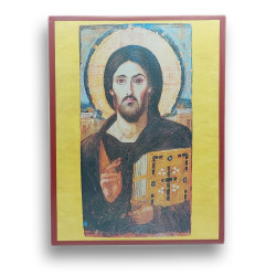 Kristus Vševládce - Enkaustika