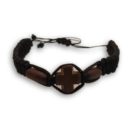 Dřevěný modlitební náramek D