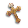 Byzantský kříž s ikonami 8 x 14 cm