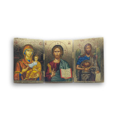 Triptych "Panna Maria s Dítětem" mezi Archanděly Michaelem a Gabrielem