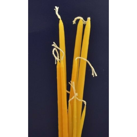 Ortodoxní církevní svíčky z včelího vosku 950 gr