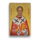 Dřevěná krabička s ikonou sv. Mikuláše