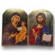 Diptych - Kristus s Bohorodicí