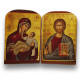 Diptych - Kristus s Bohorodicí