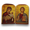 Diptych Bohorodičky a Krista Pantokratora – Ikony Velké milosti