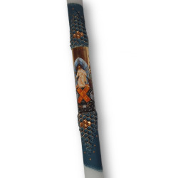 Svíce s ikonou Vzkříšení – Kristus sestupující do podsvětí