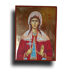 Ikona svaté Lucie – světlo, které neuhasne