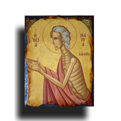 Ikona svaté Marie Egyptské – Poustevnice pokání a světice ticha