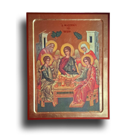 Ikona Ukřižování – Kristus mezi nebem a zemí