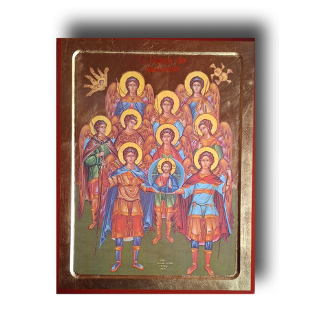 Ikona Ukřižování – Kristus mezi nebem a zemí