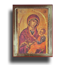 Ikona Ukřižování – Kristus mezi nebem a zemí