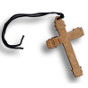 Ochranný dřevěný kříž z Athosu  (11 × 7 cm)