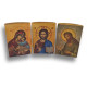 Triptych - Kristus  Vševládce, Panna Marie a sv. Jan Křtitel